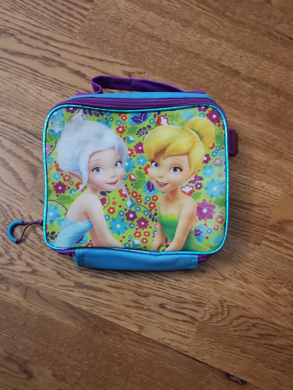 Disney Fairies Soft Fabric Insulated Lunch Bag, Tinkerbell And Periwinkle, GUC